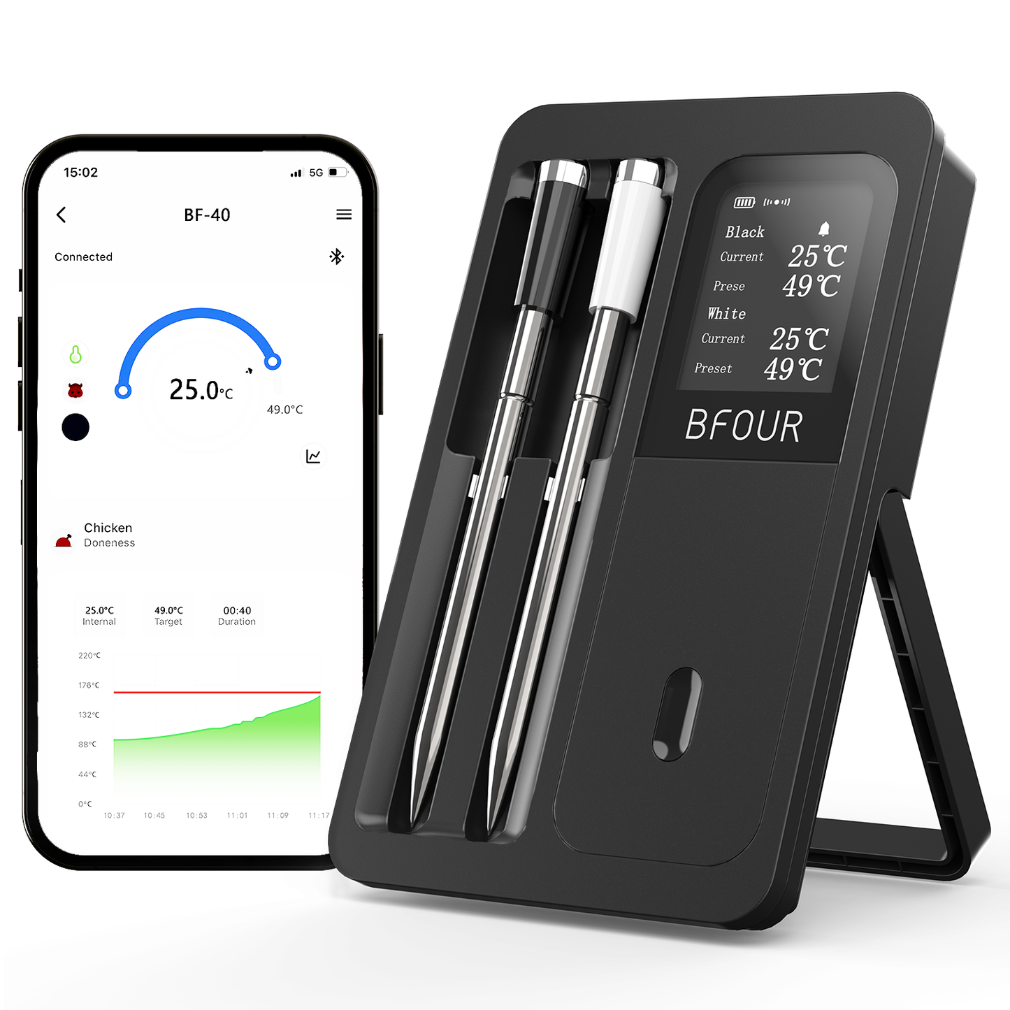 BF-40 Pro Wireless Meat Thermometer