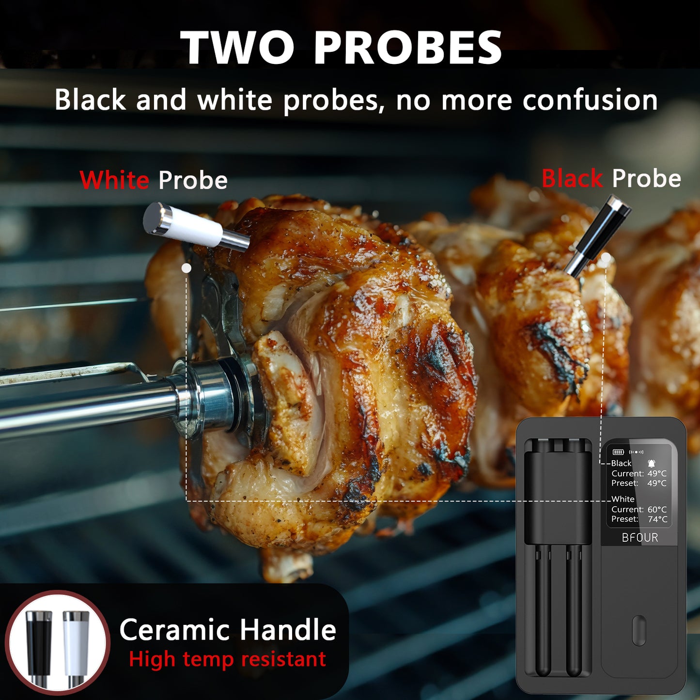 BF-40 Pro Wireless Meat Thermometer