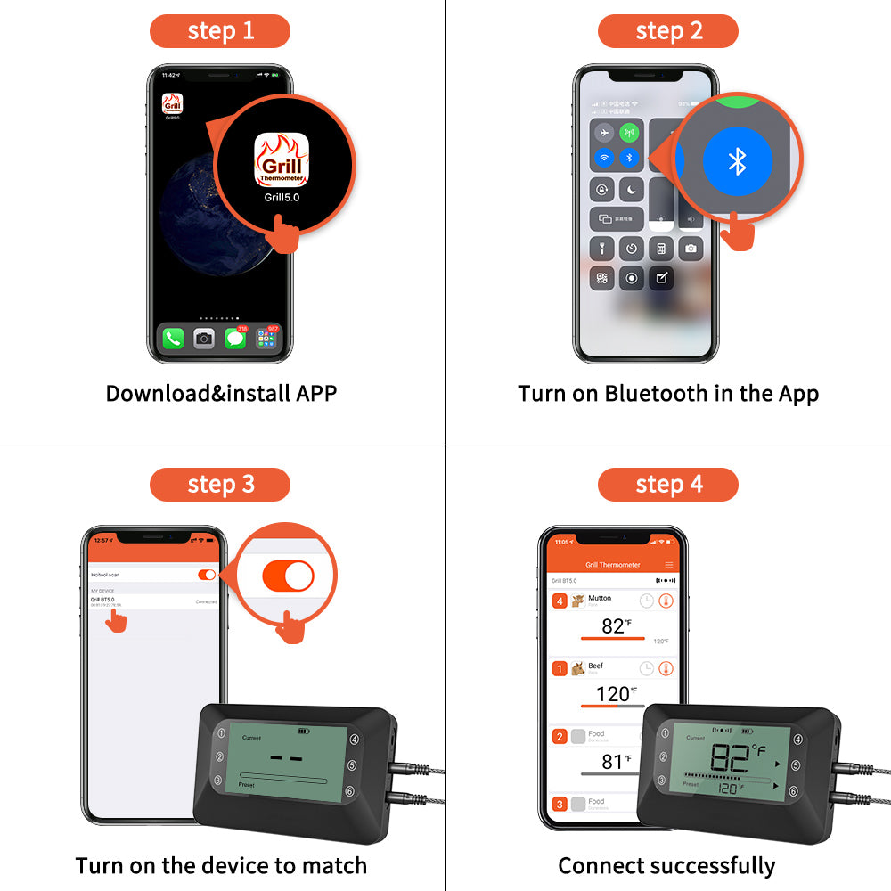 BF-6 Digital Meat Thermometer