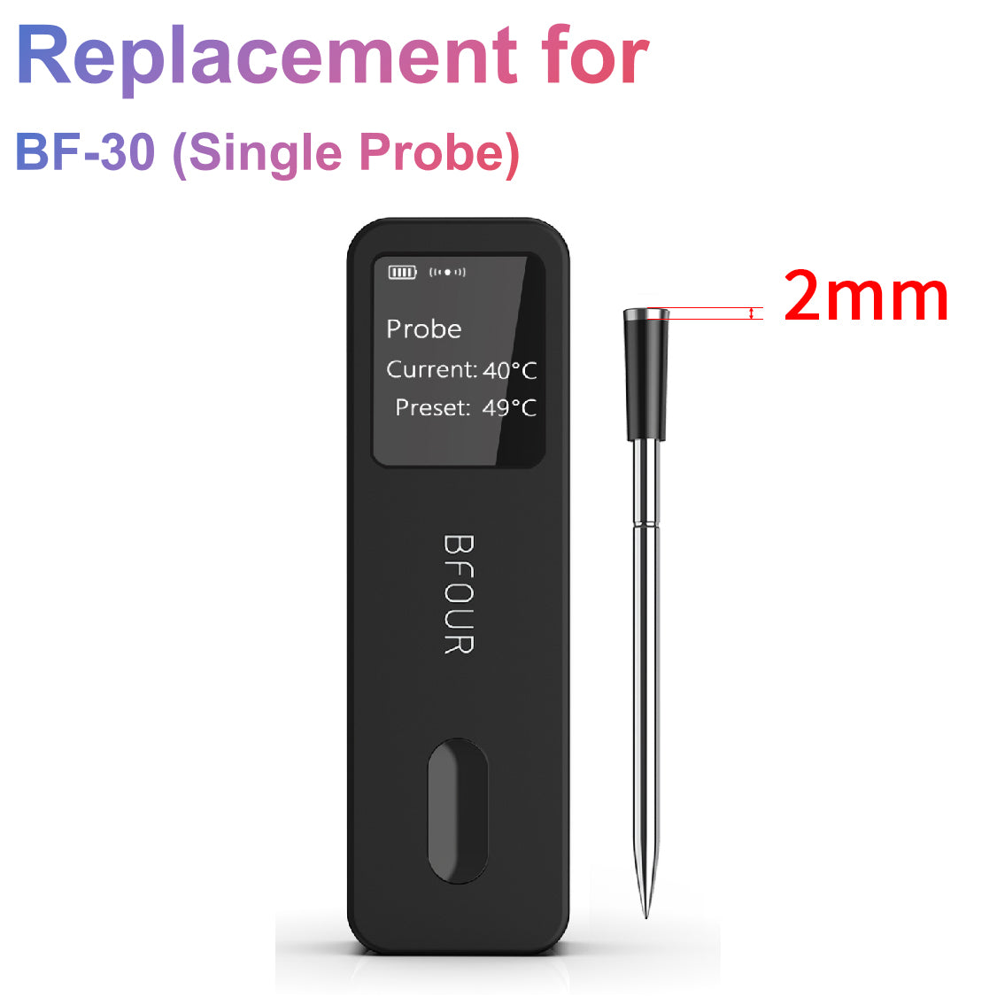 Replacement Bfour Wireless Probes for BF-30/BF-40/BF-60/BF-70/BF-80