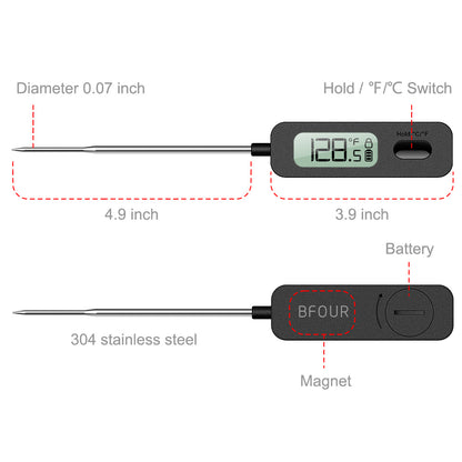 BF-10 Instant Read Meat Thermometer