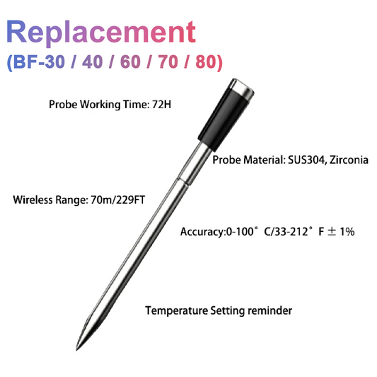 Replacement Bfour Wireless Probes for BF-30/BF-40/BF-60/BF-70/BF-80